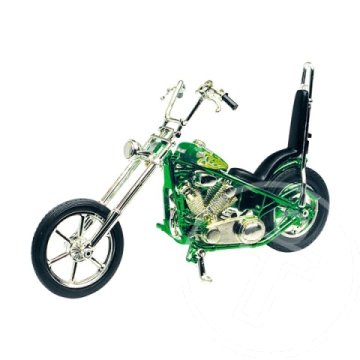 Zöld Chopper motor modell 1/18 - Monde