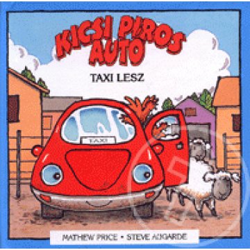 Kicsi piros autó taxi lesz