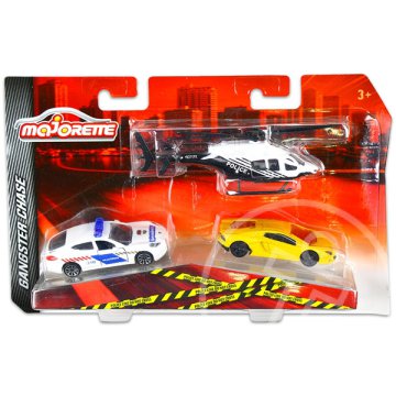 Majorette: Bűnüldöző 3 darabos járműkészlet - Magyar