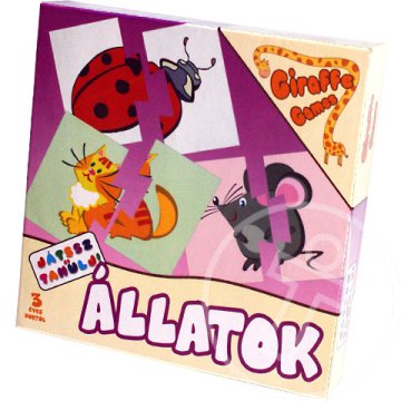 ÁLLATOK - JÁTSSZ ÉS TANULJ! - TÁRSASJÁTÉK