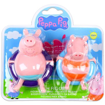 Peppa malac fürdő figurák - Papa és Mama malac