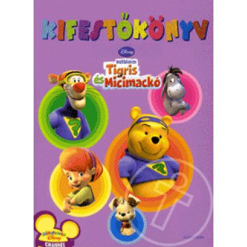 Kifestőkönyv - Barátaim: Tigris és Micimackó