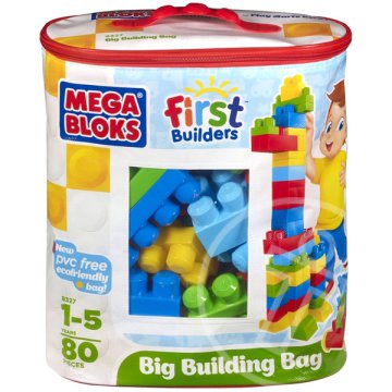 Mega Bloks - 80 db építőkocka táskában