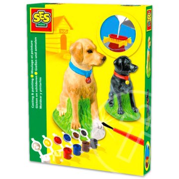 Gipszöntő játék 3D - labrador