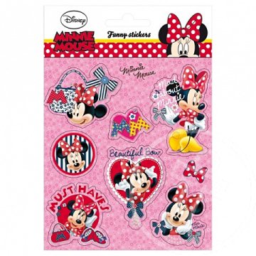 Minnie egér matrica 7db
