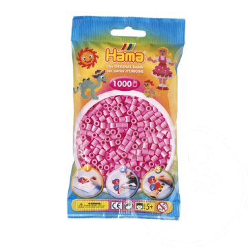 Midi gyöngy 1000db-os pasztell pink