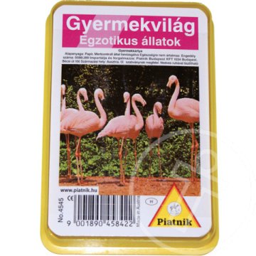 Gyermekvilág: Egzotikus állatok kártyajáték - Piatnik