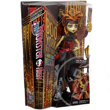 Monster High: Boo York Luna Mothews baba kiegészítőkkel - Mattel