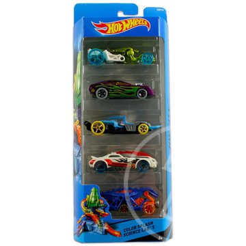 Hot Wheels City: 5 darabos kisautó készlet - Color Splash Science Lab 5
