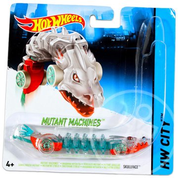 Hot Wheels City: mutáns állatjárgányok - Skullface, piros