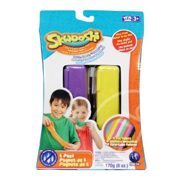Skwooshi gyurma 2 darabos készlet - lila-sárga