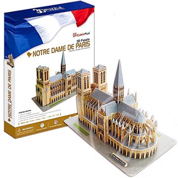 Notre Dame 3D puzzle 74db - CubicFun