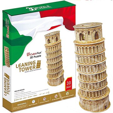 Pisai ferde torony 3D puzzle 30db - CubicFun