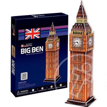 Big Ben Óratorony 3D puzzle 30db - CubicFun