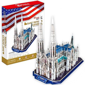 Szent Patrik-katedrális 3D puzzle 117db - CubicFun