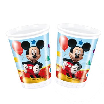 Mickey Club House műanyagpohár 200 ml 8 db
