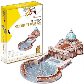 Szent Péter-bazilika 3D puzzle 120db - CubicFun
