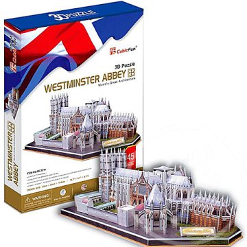 Westminster apátság 3D puzzle 145db - CubicFun