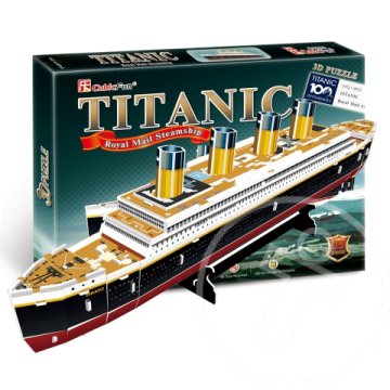Titanic gőzhajó 3D puzzle 35db-os szett - CubicFun