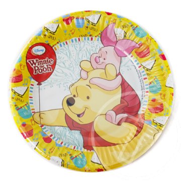 Micimackó papírtányér 20 cm 8 db