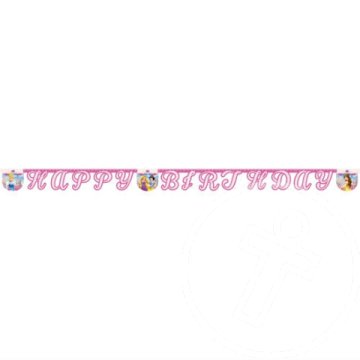 Disney Hercegnők "Happy Birthday" felirat