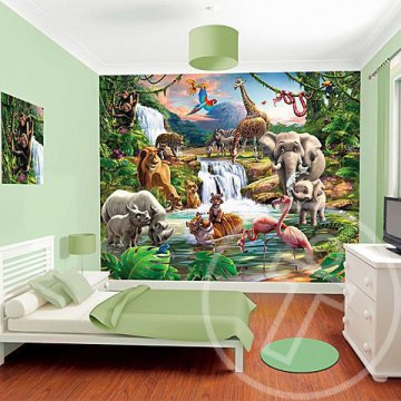 Dzsungel Kaland fali tapéta 12 részes - Walltastic