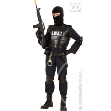 SWAT parancsnoki jelmez gyerekeknek M méret