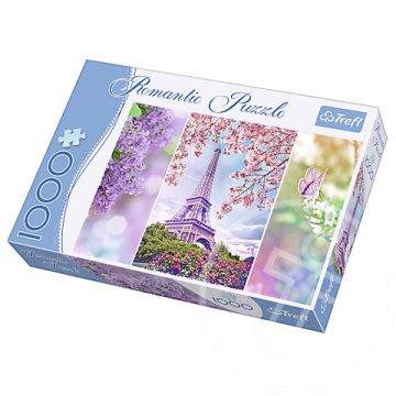 Romantic - Tavasz Párizsban - 1000 db-os puzzle - Trefl