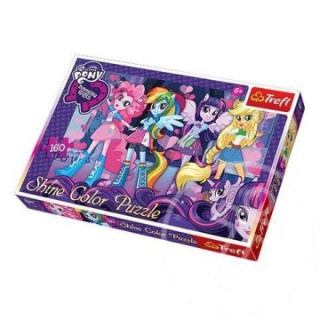 Én kicsi pónim Equestria Girls csillogó puzzle 160db-os