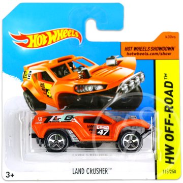 Hot Wheels Off-Road: Land Crusher - Narancssárga