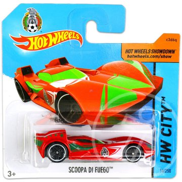 Hot Wheels City: Scoopa Di Fuego - Piros