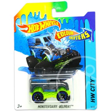 Hot Wheels City: színváltós Monster Dairy Delivery kisautó