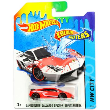 Hot Wheels City: színváltós Lamborghini Gallardo LP570-4 Superleggera