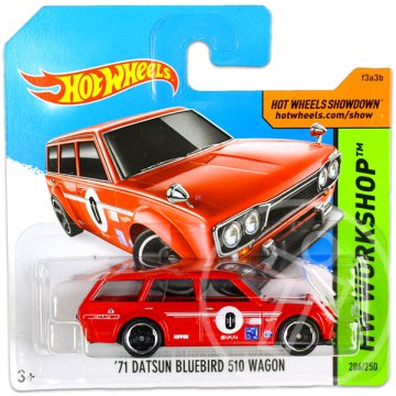 Hot Wheels Workshop: 71 Datsun Bluebird 510 Wagon - Piros