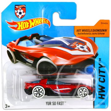 Hot Wheels City: Yur So Fast kisautó - Piros