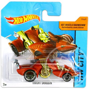 Hot Wheels City: Knight Draggin kisautó - Barna