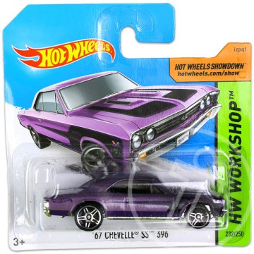 Hot Wheels Workshop: 67 Chevelle SS 396 kisautó - Lila