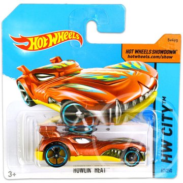 Hot Wheels City: Howlin Heat kisautó - Barna-sárga