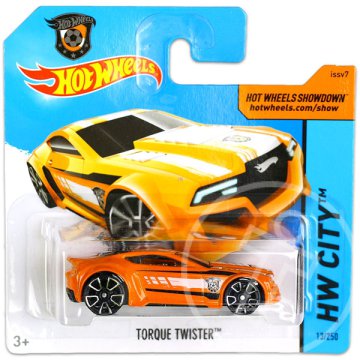 Hot Wheels City: Torque Twister kisautó - Narancssárga