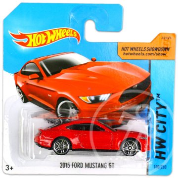 Hot Wheels City: 2015 Ford Mustang GT - Piros