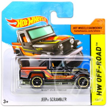 Hot Wheels Off-Road: Jeep Scrambler - Fekete