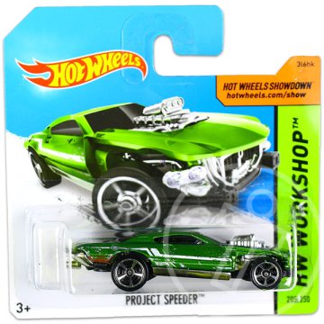 Hot Wheels Workshop: Project Speeder kisautó - Zöld