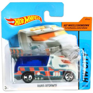 Hot Wheels City: Rapid Response kisautó - Fehér
