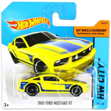 Hot Wheels City: 2005 Ford Mustang GT - Citromsárga
