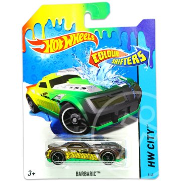 Hot Wheels City: színváltós Barbaric kisautó