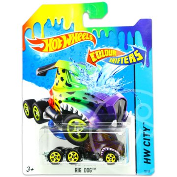 Hot Wheels City: színváltós Rig Dog kisautó
