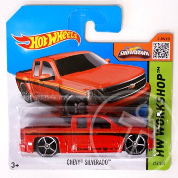 Hot Wheels: Chevy Silverado kisautó 1/64 - Mattel
