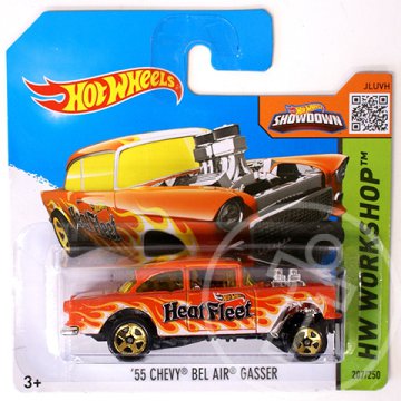 Hot Wheels: ''55 Chevy Bel Air Gasser kisautó 1/64 - Mattel