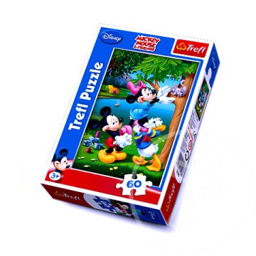 Minnie egér: Minnie macskát ment puzzle 60db-os - Trefl