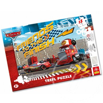 Verdák: Villám és Mack 15 db-os lap puzzle